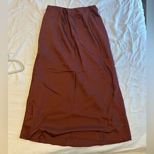 Abercrombie & Fitch Brown Midi Skirt